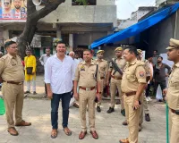 कानपुर के आनंदेश्वर मंदिर का निरीक्षण 