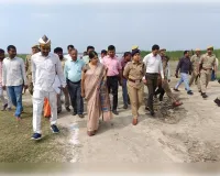जिलाधिकारी एवं पुलिस अधीक्षक ने कांवड़ यात्रा के दृष्टिगत चहोंड़ाघाट पर सुरक्षा व्यवस्था का लिया जायजा