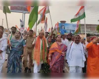 बांसी नगर में हर घर तिरंगा पदयात्रा का आगाज