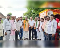 संत रविदास जयंती पर निकली कलश वंदन यात्रा