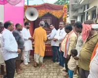 समरसता व एकता के संदेश के साथ निकली संत रविदास कलश वंदन रथ यात्रा