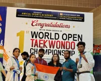 विश्व ओपन ताइक्वांडो में सिद्धार्थनगर के चार खिलाड़ियों ने दिखाया दम, तीन स्वर्ण और एक रजत पदक जीते