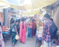 रक्षाबंधन आज:खरीदारों से गुलजार रहे बाजार दिन भर रहा भीड़