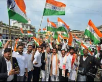 बीजेपी विधि प्रकोष्ठ लखनऊ महानगर के संयोजक के के मिश्रा के नेतृत्व में निकाली गई तिरंगा यात्रा