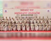 दिल्ली पुलिस मुख्यालय में पिपिंग सेरेमनी आयोजित