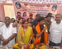 संत रविदास जयंती पर निकली भव्य कलश यात्रा, मंत्री नंदी व पूर्व महापौर अभिलाषा नंदी हुए शामिल।