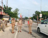 कावड़ यात्रा पर यातायात व्यवस्था केमुख्य मार्गो का डीसीपी ने किया निरीक्षण।