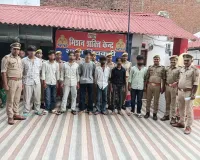 शिवकुटी पुलिस और एसओजी ने सात वांछित अभियुक्त गिरफ्तार किया। सात अवैध देशी बम बरामद।