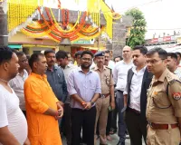 जिलाधिकारी एवं पुलिस अधीक्षक ने शिवद्वार मंदिर में कांवड़ यात्रा व्यवस्थाओं का किया स्थलीय निरीक्षण