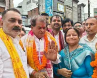 भाजपा क्षेत्रीय अध्यक्ष विनोद राय का बस्ती में प्रथम आगमन पर भव्य स्वागत