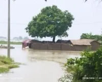 सरयू नदी का जलस्तर बढ़ा, दर्जनों गांव बाढ़ के पानी से घिरे; ग्रामीणों की बढ़ी मुश्किले