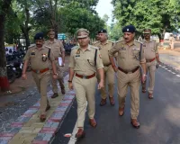 पुलिस अधीक्षक सोनभद्र ने लिया रिजर्व पुलिस लाइन  में  परेड की सलामी , किया निरीक्षण
