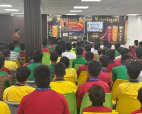 सनबीम विद्यालय में छात्र-छात्राओं को यातायात नियमों एवं पीएम राहत योजना के प्रति किया गया जागरूक
