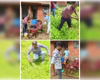 पुनर्वास-1 में निशुल्क शिक्षा केंद्र की तैयारी तेज, सफाई अभियान में अमित कुमार ने किया श्रमदान