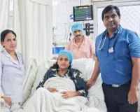 केंद्रीय चिकित्सालय  रेलवे में की गई एक जटिल सर्जरी।