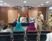 पुलिस अधीक्षक जनपद भदोही द्वारा की गई जनसुनवाई,