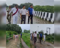 मीरजापुर में बाढ़ को लेकर प्रशासन अलर्ट, जिलाधिकारी ने किया अकोढ़ी और चौकठ का निरीक्षण