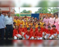 छात्र-छात्राओं ने प्रस्तुत की राधा कृष्ण की झांकियां 