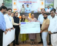 मुख्यमंत्री युवा उद्यमी विकास अभियान के 5 लाभार्थियों को डेमो चेक का किया गया वितरण