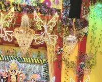 अंबेडकर चौराहे पर मां जगदंबिका की महाआरती में उमड़ा श्रद्धालुओं का सैलाब