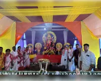 सिलापथार में अर्धशतक के  से अधिक पूजा मंडपों में शारदीय दुर्गोत्सव का आयोजन