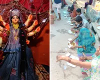सजेती क्षेत्र के सिधौल में नवरात्रि पर विशाल भंडारे का आयोजन