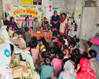 पंडरी- आंगनबाड़ी केंद्र में मनाया गया आंगन मिलन कार्यक्रम