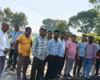 गुरुग्राम में एक किमी हॉट मिक्स सड़क निर्माण का शुभारंभ