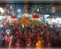 रामलीला समितियों द्वारा निकाली गई राम बारात से पूरा शहर राममय हो गया