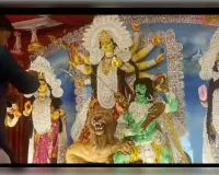 माँ नैना देवी मंदिर में सज गया माँ दुर्गा देवी समेत तमाम देवताओं का पंडाल