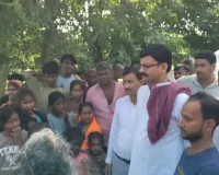 बाढ़ प्रभावित गांवों में पहुंचे रामकुमार चिन्कू, ग्रामीणों को मदद का भरोसा