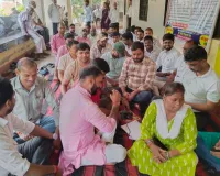 लेखपाल संघ का इटवा तहसील में धरना, ज्ञापन सौंपा