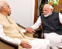 पीएम मोदी ने आडवाणी से लिया आशीर्वाद, देश के प्रति योगदान को बताया अहम