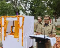 सोनभद्र पुलिस द्वारा मनाई गई राष्ट्रपिता महात्मा गांधी व भारत के दूसरे प्रधानमंत्री  लालबहादुर शास्त्री जी की जयंती