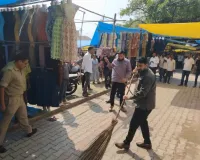 अटल प्रतिमा स्थल पर चला स्वच्छता अभियान,गिनाईं सरकार की उपलब्धियां