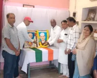 गांधी और शास्त्री जयंती पर कांग्रेसजनों ने अर्पित किए श्रद्धासुमन