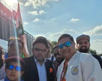 एशियन गेम में आईसीसी के चेयरपर्सन जय शाह का चीफ प्रोटोकोल ऑफीसर पेरिका सुरेश ने किया जोरदार स्वागत