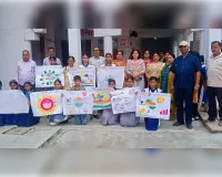 विकसित भारत @2047 के तहत आयोजित हुई भाषण व चित्रकला प्रतियोगिता