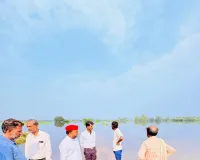 सपा विधायक राहुल लोधी ने किया बाढ़ प्रभावित गांवों का दौरा प्रभावित किसानों को दिलाया मदद का आश्वासन