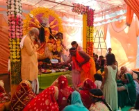 कोन क्षेत्र में नवरात्रि की धूम, सुरक्षा को लेकर प्रशासन अलर्ट