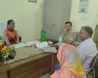 कम्पोजिट विद्यालय टिकुरिया की छात्रा बनी एक दिन की थानाध्यक्ष , की जनसुनवाई