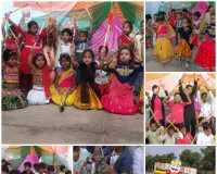 फ्लावर वैली पीपुल स्कूल में डांडिया उत्सव 