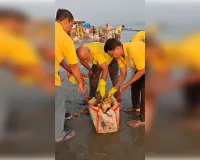शरद पूर्णिमा पर सरस्वती सामाजिक सेवा संस्थान ने चलाया वृहद स्वच्छता अभियान