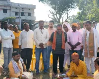 सरयू पार के खाटू श्याम धाम में वैदिक मंत्रोच्चारण के बीच हुआ ध्वजारोहण, 22 फरवरी से शुरू होगा पांच दिवसीय श्री विष्णु महायज्ञ