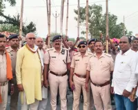 केशरी, छित्रवलिया व हुस्सेपुर में धूमधाम से निकला महावीरी झंडा जुलूस