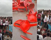 रन फॉर यूनिटी मैराथन में हंगामा, पुरस्कार वितरण के दौरान तोड़फोड़