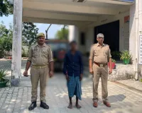 पत्नी की गैर इरादतन हत्या के मामले में वांछित अभियुक्त गिरफ्तार, भेजा न्यायालय