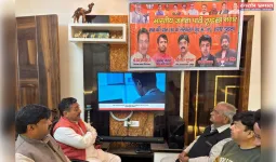 भाजपा टूण्डला नगर द्वारा बूथ संख्या 197 पर सुना गया प्रधानमंत्री मोदी की ‘मन की बात’ का 130वां संस्करण