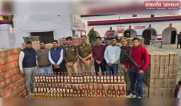 पंजाब से ट्रक द्वारा बिहार ले जाई जा रही 753 पेटी शराब सहित युवक गिरफ्तार