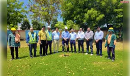 ”विश्व पृथ्वी दिवस पर भरवारा एसटीपी में पौधरोपण: हरियाली बढ़ाने को सुएज का संकल्प”